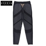 Prada 尼龍科技印花修身緊身褲，女款，黑色，44碼