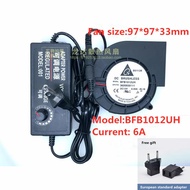 HB BFB1012H Centrifugal Turbine 12V Blower 9733 97x94x33mm Fan Barbecue Heating Stove 220V to 12V wi
