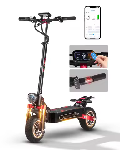 EDIKANI Q7Pro Max EScooters 3200W Dual Motor 52V28ah Smart APP Bluetooth Connection Electric Scooter