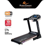 Fitness Concept: Trax TrailRunner Treadmill Running Machine (10 years Warranty)