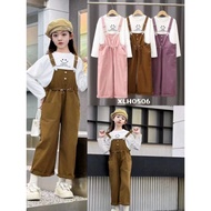 SJ KIDS / Wholesale / 0506 Overall pants for girls / 8-12 years / price per 5 pieces