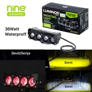 MATA Ecco9 SUPER BRIGHT SHOOTER LAMP 3 EYES 4 EYES 3 EYES WHITE YELLOW PLUS DEMON EYES WATERPROOF