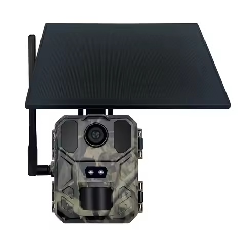 Mini900Pro Outdoor Hunting Camera, 2K, 4G, APP Remote Control to View Photos and Videos, With Solar 