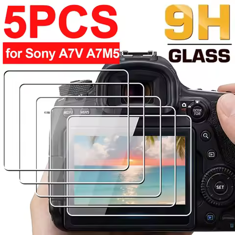 Tempered Glass Camera Films for Sony Alpha A7V A7M5 9H Hardness Anti-scratch Shatterproof Protective
