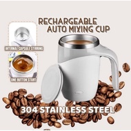 400ml Self Stirring Mug SUS304 Stainless Steel Rechargeable Auto Magnetic Coffee Mug with Stir Bar
