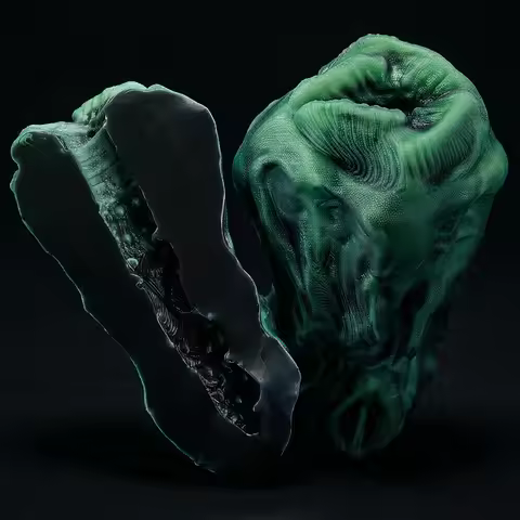 SMMQ Single Channel Masturbator Monster Alien Stroker Realistic Vaginal Soft Silicone Pocket Pussy F