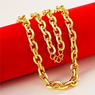 916 Gold Plated Big Lelong Chain Men Gold Classic Jewelery Neck Chain Viral Chain for Men Hypoallerg