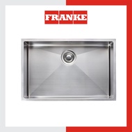 FRANKE Planar Undermount Single Bowl Stainless Steel Sink PZX 110-65