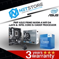 PWP ASUS PRIME H610M-A WIFI D4 mATX & INTEL CORE I5-13400F PROCESSOR