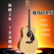 Yamaha Guitar F600 Folk Music Beginner F310 Single Board Fg800 Electric Box 41-Inch Student F100c