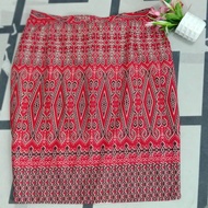 Borneo Skirt pencil Motif Pua Kumbu