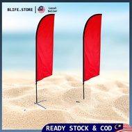 Feather Flag Beach Flag Poles / Only Pole Advertising Flagpole / Bow beach flag / Tear drop beach fl