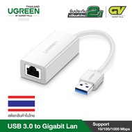 UGREEN ตัวแปลง USB to LAN Gigabit Network Adapter RJ45 รองรับความเร็ว 1000Mbps รุ่น CR111