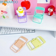 BERNARDO Mobile Phone Holder, Plastic ABS Mini Chair Phone Stand, Creative Decorative Protable Foldable Mini Phone Holder Women