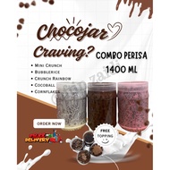 [Combo Perisa 1400ml] Cocojar Chocolate Homemade Viral Dessert Coklat Premium Meleleh Kudapan Snack 