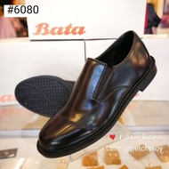 Bata รองเท้าหนังคัชชูผู้ชาย ยี่ห้อบาจาของแท้ สีดำ เบอร์ 5-11 (38-46) รุ่น 6080