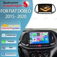 Android 15 Car Radio For Fiat Doblo 2015 - 2019 2020 360 Camera WIFI+4G 2DIN Carplay AI Voice System