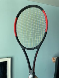 日本購入男女啱用 Wilson pro staff 97 V11 tennis racket 網球拍 97 sq in, grip 2, 16x 19, 315g, 球拍運動  Good condit