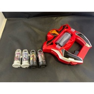 [ PRELOVED ] bandai ultraman geed dx geed riser & capsule ultraman belial gonora redking