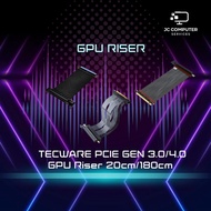 TECWARE PCIE Gen 3.0 GPU Riser Cable 20cm (90 Degrees)/ PCIE Gen 4.0 20cm (90 degrees)/ PCIE Gen 4.0 20cm (180 degrees)
