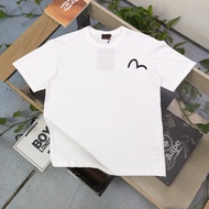 EVISU/God of Fortune 2026 Large Size 6XL Star Classic Round Neck Short-Sleeved T-Shirt Men Women Jap