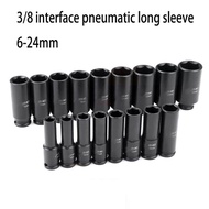 1 piece อินเตอร์เฟซ CR-MO เหล็ก Molybdenum โครเมียม38อินเตอร์เฟซแขนยาวนิวเมติกหัวเสียบหกเหลี่ยม10มม.