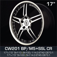 17 inch 7.5JJ 4X100 4X114.3 / 5X100 / 5X113 / 5X114.3 ET42 / 45 ORI CAR SPORT RIMS WHEELS CW201