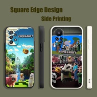 Casing For OPPO A33 A37 A35 F7 Neo 7 9 F11 Pro A Minecraft Movie BOX05 Phone Case Square Edge