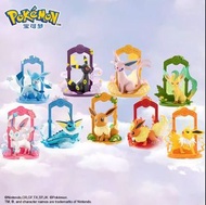 寵物小精靈 精靈寶可夢 pokemon 玩樂主義 出發吧！伊布 伊貝 盲盒 仙子 全套連展示架