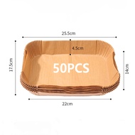 【Quality】 Rectangle Airfryer Baking Paper Liner Waterproof Oilproof Non- Baking Mat For Ninja Foodi