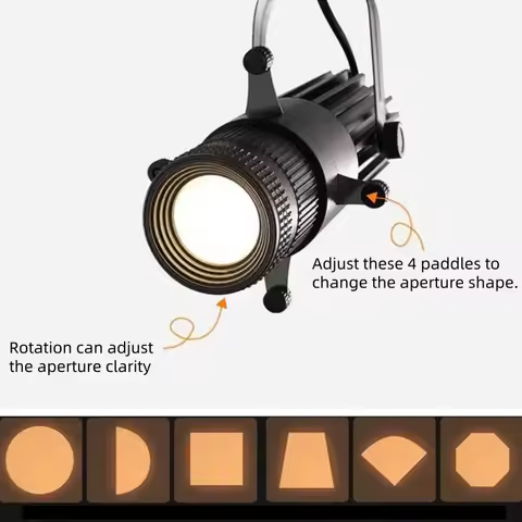 Cut-off light LED spotlight exhibition character painting light square pattern light adjustable stag