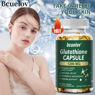 Bcuelov Glutathione Supplement, High Potency Antioxidant and Detox Support, Liver Detox and Immune S