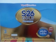 นมผง s26 gold สูตร 3 2750 กรัม