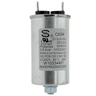 W10334457 Dishwasher Motor Pump Capacitor C65R 23.5uF 250VAC, Replaces 8268418, 8269507, 8535474, W1