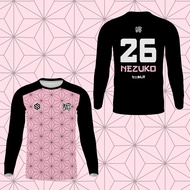 Demon Slayer Jersey Nezuko Kamado 3DLong sleeved Size S-5XL