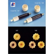 Plastic biscuit press set / code 187/188/189/190/197/198 Tart Mould Baking Mould