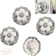 PREVALENT Door Handle Covers, Anti-Slip Cotton Door Knob Covers, Reusable Anti-Static Floral Soft Do