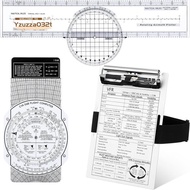 Aviation Pilot Tools Kit E6b Flight Computer Calculator Aviation Aluminum Kneeboard Essential Pilot 