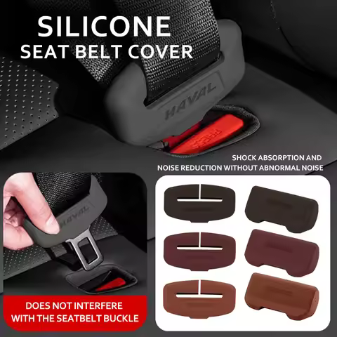 Car Seat Belt Buckle Plug Anti-collision Cover Silicone Protective Covers For Haval Jolion H1 H2 H3 