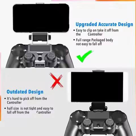 A92Z Accessories Mount Holder Sony PS4 Slim Game Controller PS4 Pro Smart Mobile Phone