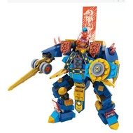 Compatible with LEGO 263 miếng MOC Nexoe Knight Tech Wizard Showdown Clay Công nghệ cao Armor God Me