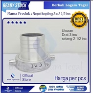 Drat Nepel Alkon 3x2½ Inci Aluminium Ingot - Soket Pompa Air & Irigasi Anti Karat