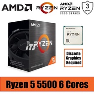 AMD Ryzen 5 5500 3.6Ghz AM4 Processor