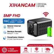 XIHANCAM Smart Mini CCTV 4G SimCard Spy Cam 4G Waterproof Kamera Pengintai CCTV Mini Tersembunyi Tan