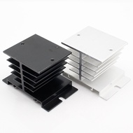 ✢✵▼ 1pc Single Phase Solid State Relay SSR Aluminum Heat Sink Dissipation Radiator NewestSuitable for 10A-40A relay