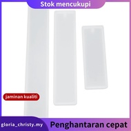 12 Pcs/Set Rectangle Silicone Bookmark Mold DIY Bookmark Mould Making Epoxy Resin Jewelry