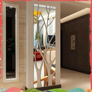 3D Acrylic Tree Mirror Wall Sticker Removable DIY Art Decal Home Decor Mural 100X28CM erin7