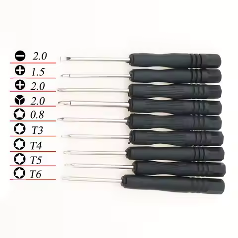 1pcs Mini Screwdriver 2.0+,2.0-,1.5+,2.0Y,T3,T4,T5,T6,0.8 Torx,Screw Driver Home DIY Hand Repair Too