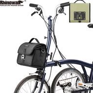 【In stock】Rhinowalk Folding bike front block Bag for Brompton bike waterproof Bike handlebar bag with buckle Multifunctional Bicycle Accessorie HEW0