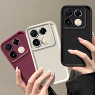 Phone Case Infinix Note 4G 5G 30 VIP 40 Pro+ Plus Colorful Matte Phone Border Protection Lens Cover